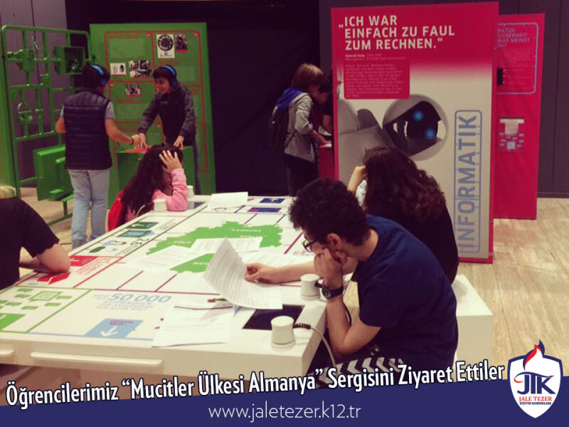 6. ve 7. Sınıf Öğrencilerimiz Alman Kültür Merkezi - Goethe Institut’de “Mucitler Ülkesi Almanya” Sergisini Ziyaret Ettiler 5