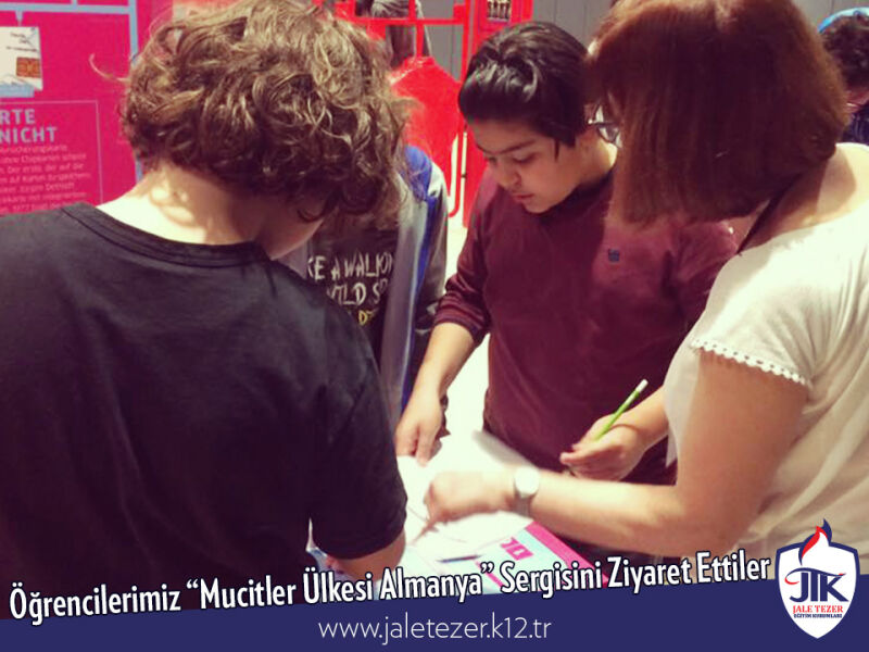 6. ve 7. Sınıf Öğrencilerimiz Alman Kültür Merkezi - Goethe Institut’de “Mucitler Ülkesi Almanya” Sergisini Ziyaret Ettiler 6