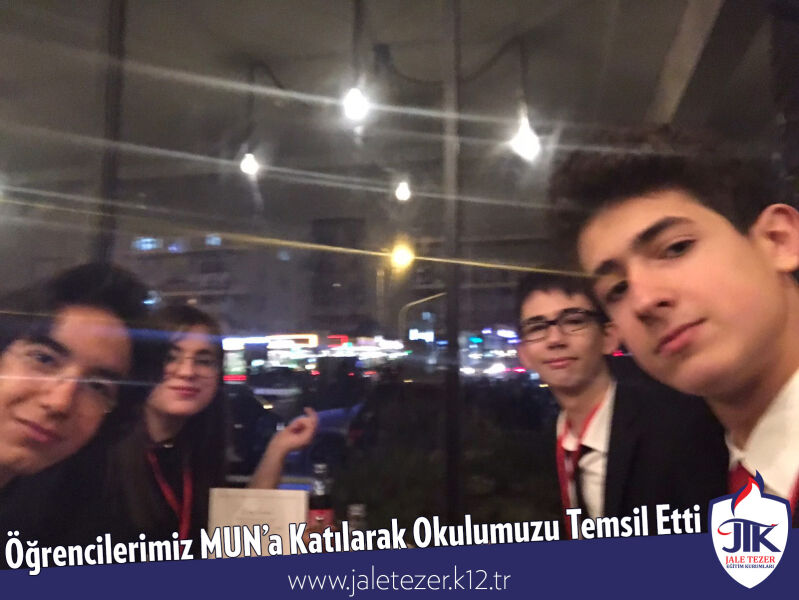 Öğrencilerimiz MUN’a Katılarak Okulumuzu Temsil Etti 2