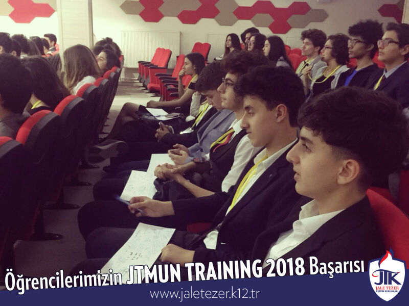 ÖZEL JALE TEZER ANADOLU VE FEN LİSESİ İLK JTMUN TRAINING 2018 BAŞARISI 12