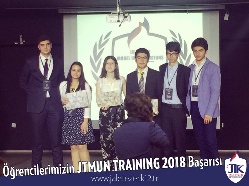 ÖZEL JALE TEZER ANADOLU VE FEN LİSESİ İLK JTMUN TRAINING 2018 BAŞARISI 1