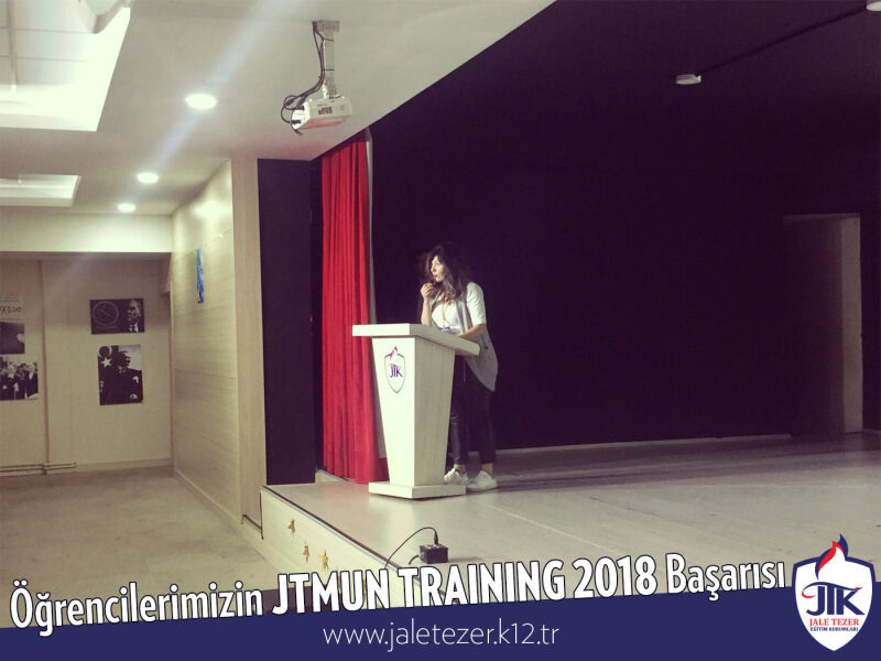 ÖZEL JALE TEZER ANADOLU VE FEN LİSESİ İLK JTMUN TRAINING 2018 BAŞARISI 3