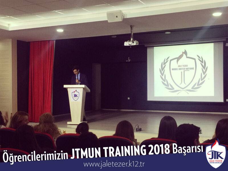 ÖZEL JALE TEZER ANADOLU VE FEN LİSESİ İLK JTMUN TRAINING 2018 BAŞARISI 9