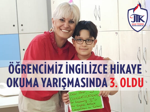 Öğrencimiz İngilizce Hikaye Okuma Yarışmasında 3. Oldu