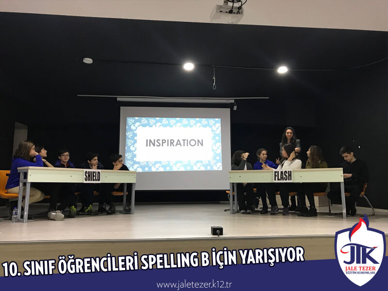 ÖZEL JALE TEZER ANADOLU VE FEN LİSESİ 10.SINIF ÖĞRENCİLERİ SPELLING B İÇİN YARIŞIYOR 3