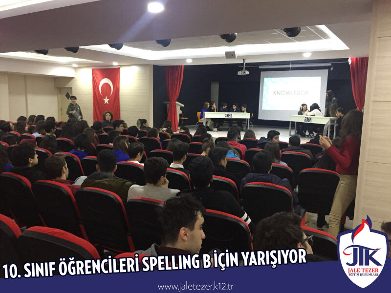 ÖZEL JALE TEZER ANADOLU VE FEN LİSESİ 10.SINIF ÖĞRENCİLERİ SPELLING B İÇİN YARIŞIYOR 4