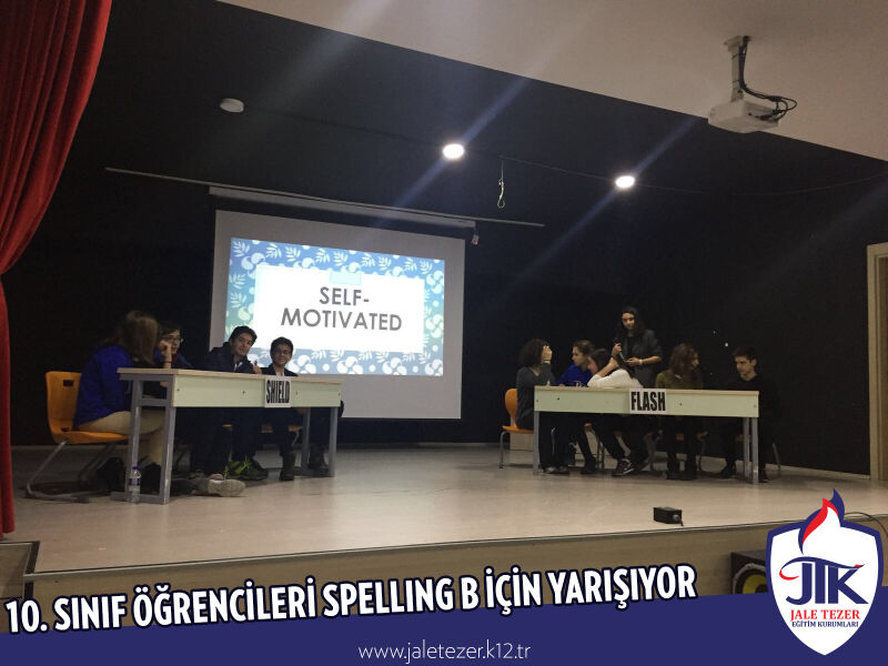 ÖZEL JALE TEZER ANADOLU VE FEN LİSESİ 10.SINIF ÖĞRENCİLERİ SPELLING B İÇİN YARIŞIYOR 7