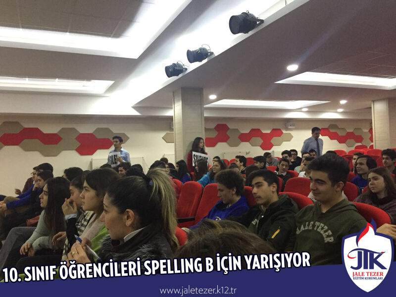 ÖZEL JALE TEZER ANADOLU VE FEN LİSESİ 10.SINIF ÖĞRENCİLERİ SPELLING B İÇİN YARIŞIYOR 8