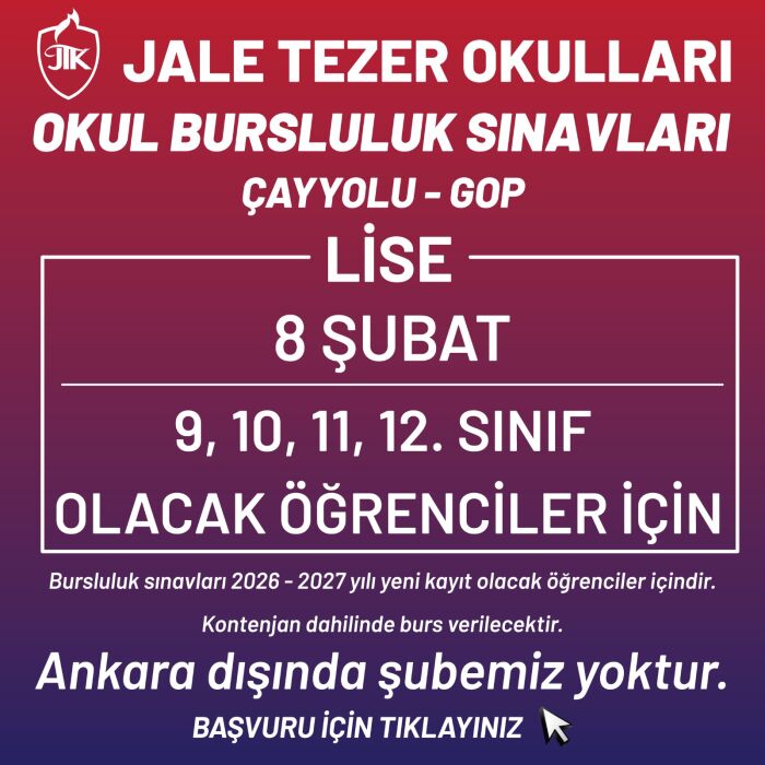 OKUL BURSLULUK SINAVI