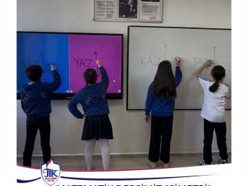 Matematik Dersimiz "Simetri" Konusu Etkinliği