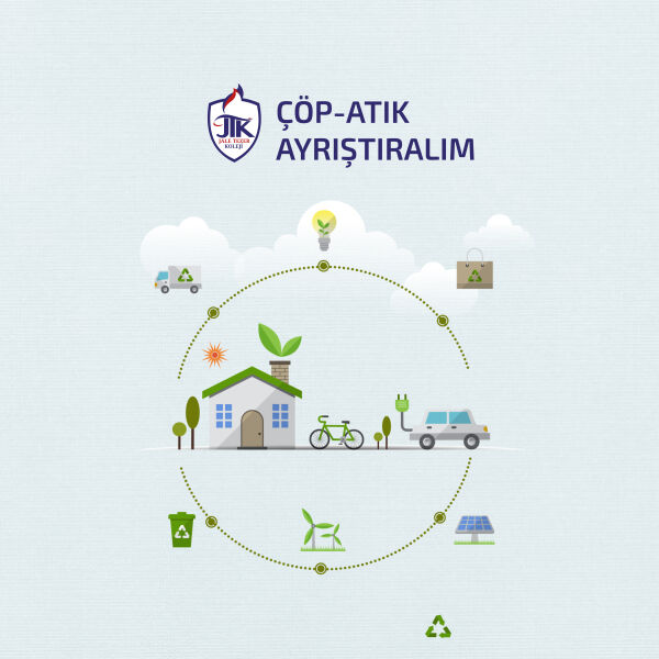 Öğrencilerimizden mesaj var "ÇÖP-ATIK AYRIŞTIRALIM"