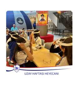 Uzay Haftası Heyecanı