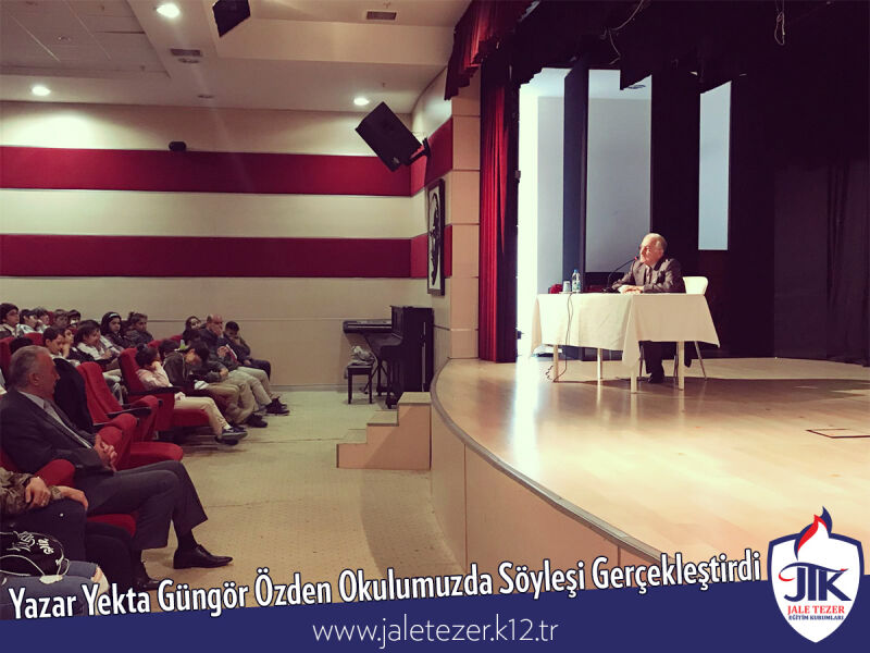 Yazar Yekta Güngör Özden Okulumuzda Söyleşi Gerçekleştirdi 1