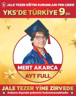 YKS Türkiye 9'uncusu